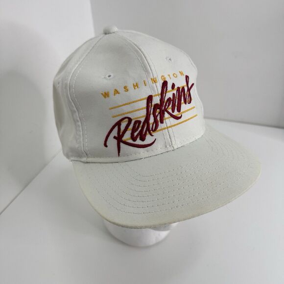 Vtg Script Washington Redskins Drew Pearson Hat Cap Snapback YoungAn Softbill - Picture 2 of 10